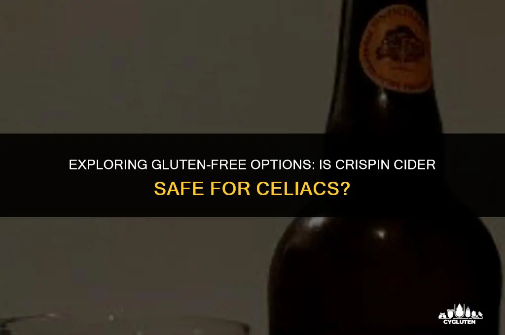 is crispin cider gluten free