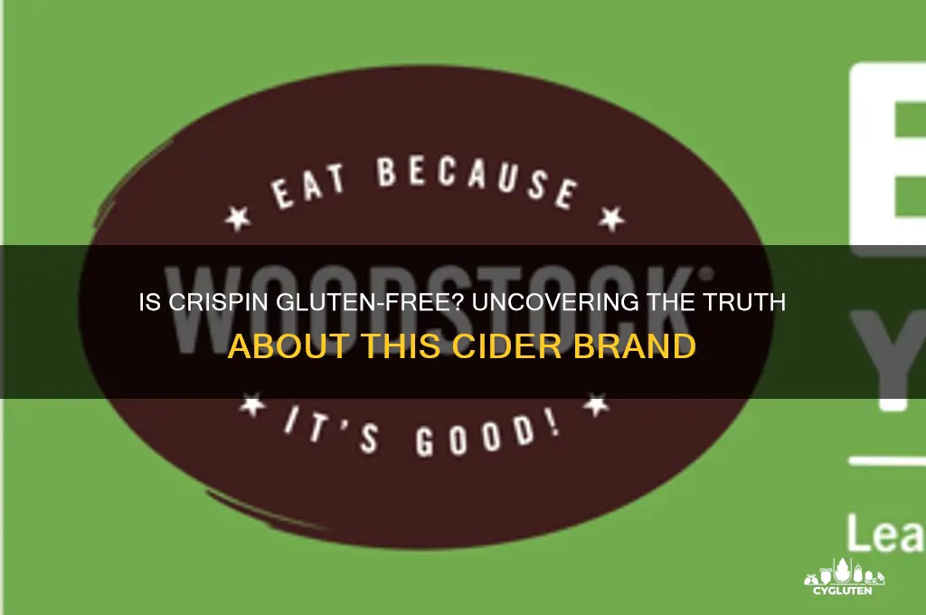 is crispin gluten free