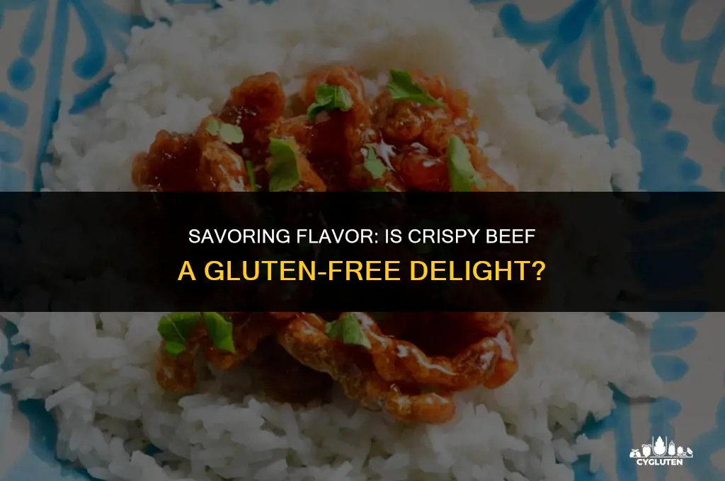 is crispy beef gluten free