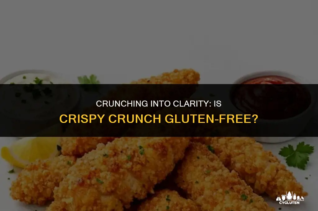 is crispy crunch gluten free