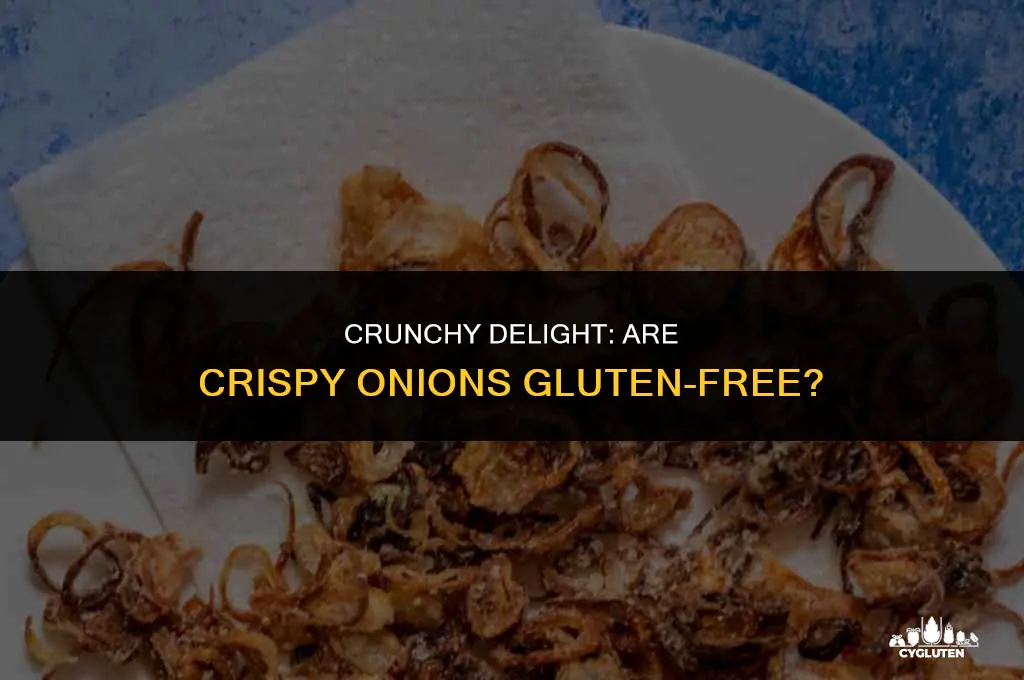 is crispy onion gluten free