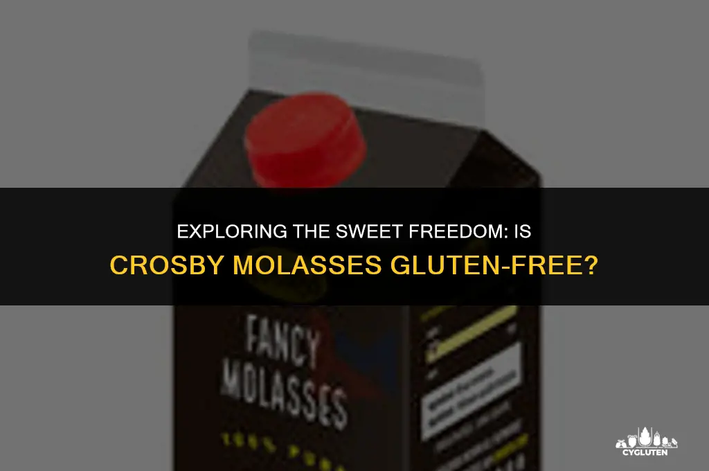 is crosby molasses gluten free