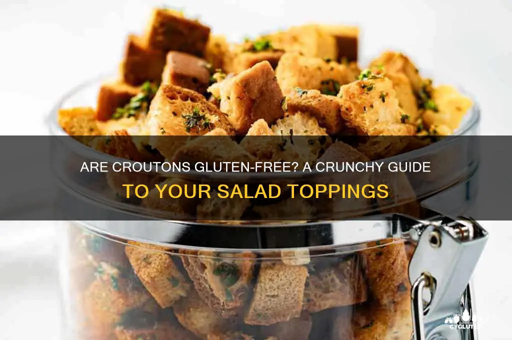 is croutons gluten free