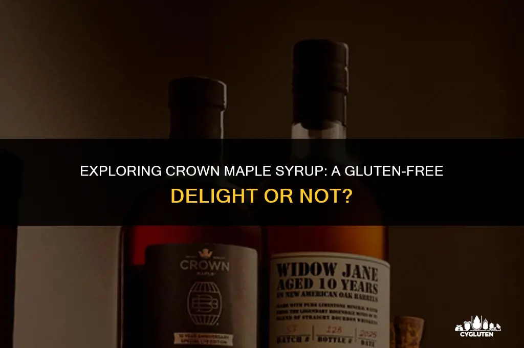 is crown maple gluten free
