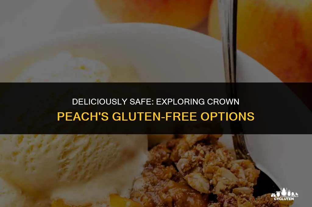 is crown peach gluten free