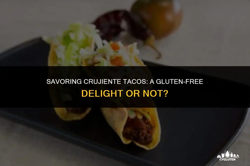 is crujiente taco gluten free