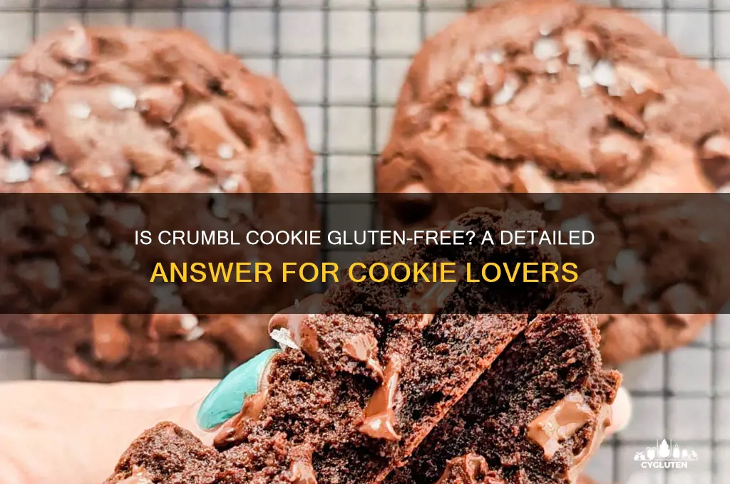 is crumbl cookie gluten free