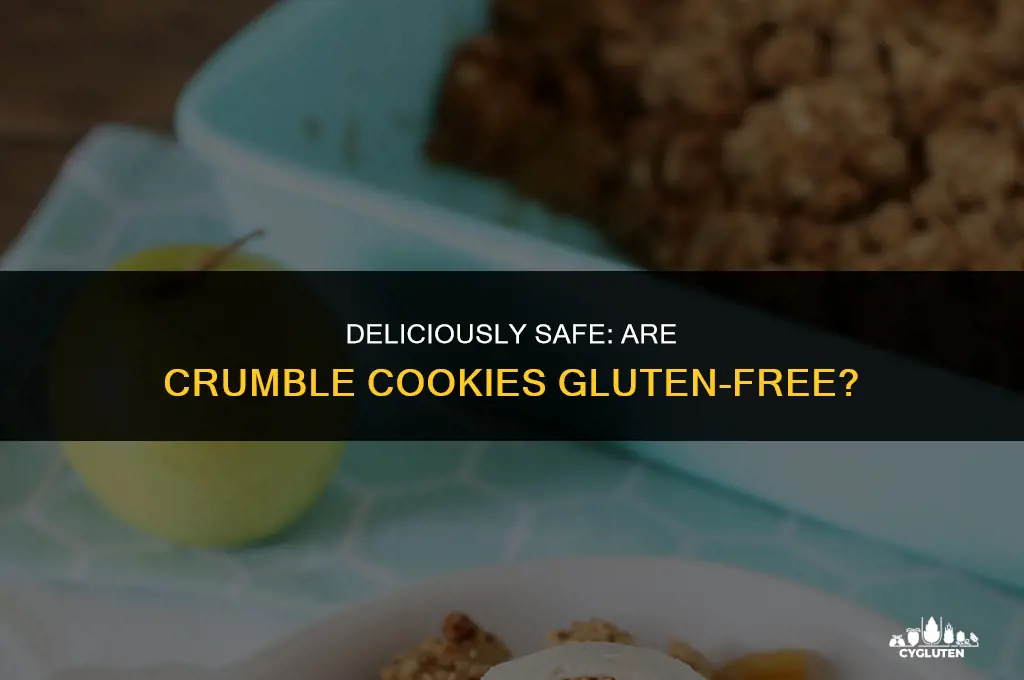 is crumble cookie gluten free