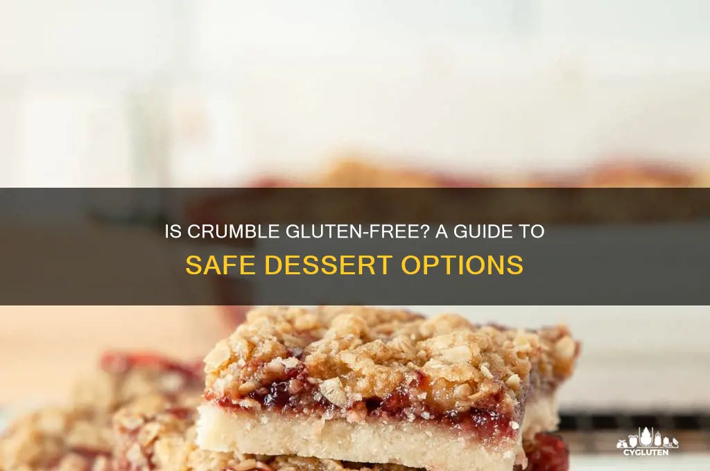 is crumble gluten free
