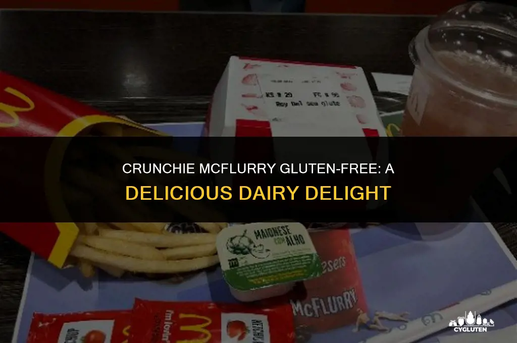 is crunchie mcflurry gluten free