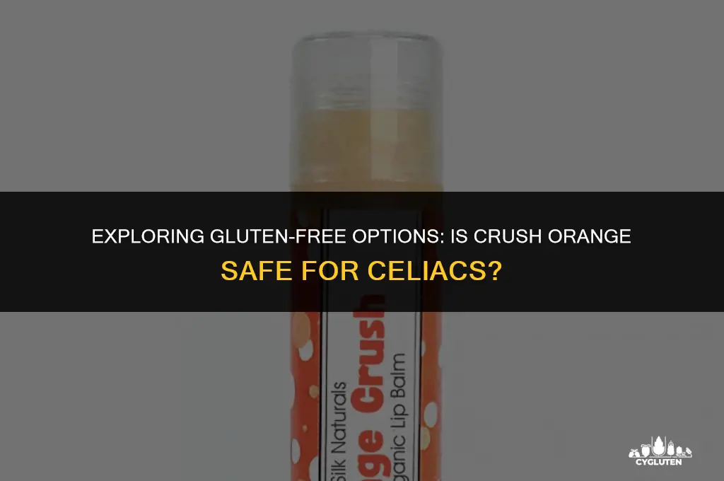 is crush orange gluten free