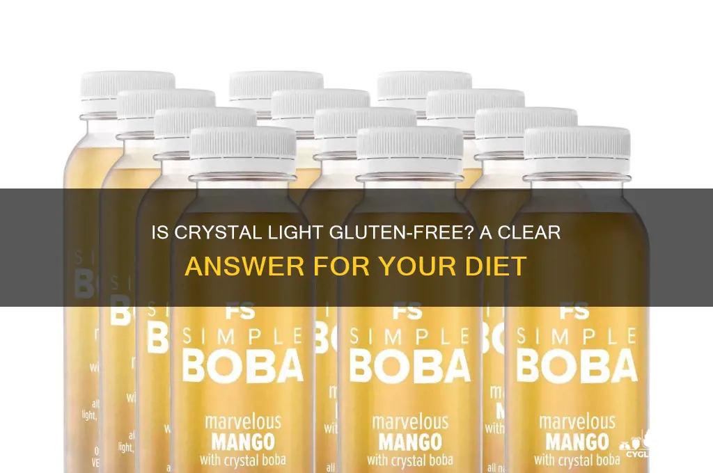 is crystal light gluten free