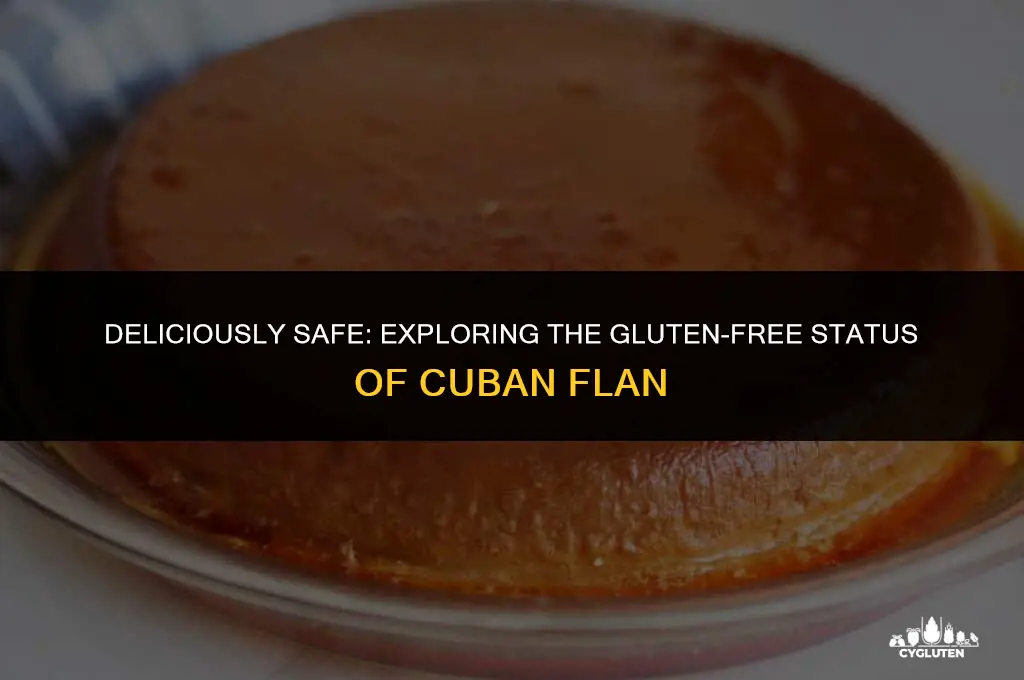 is cuban flan gluten free