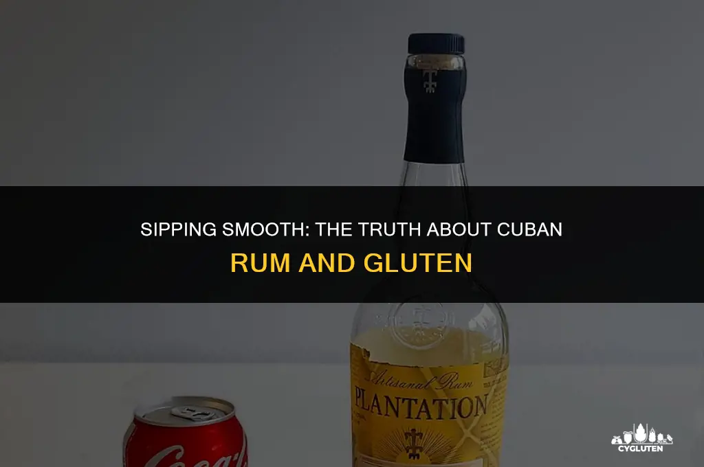 is cuban rum gluten free