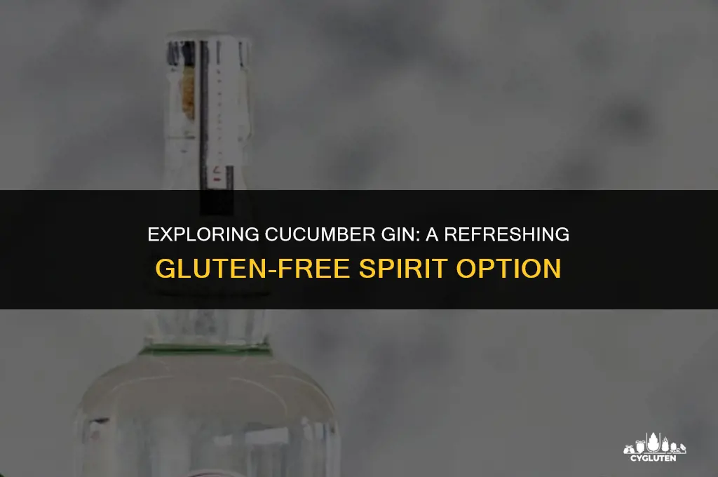 is cucumber gin gluten free