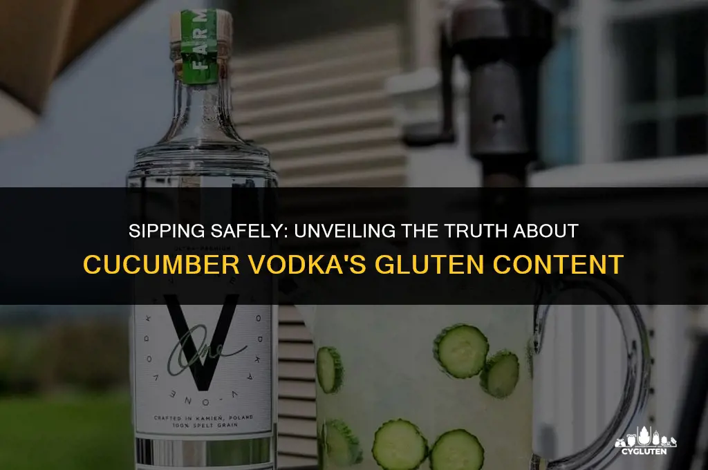 is cucumber vodka gluten free