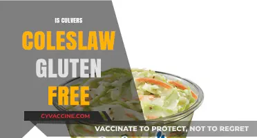 Culver's Coleslaw: A Gluten-Free Delight or Not?