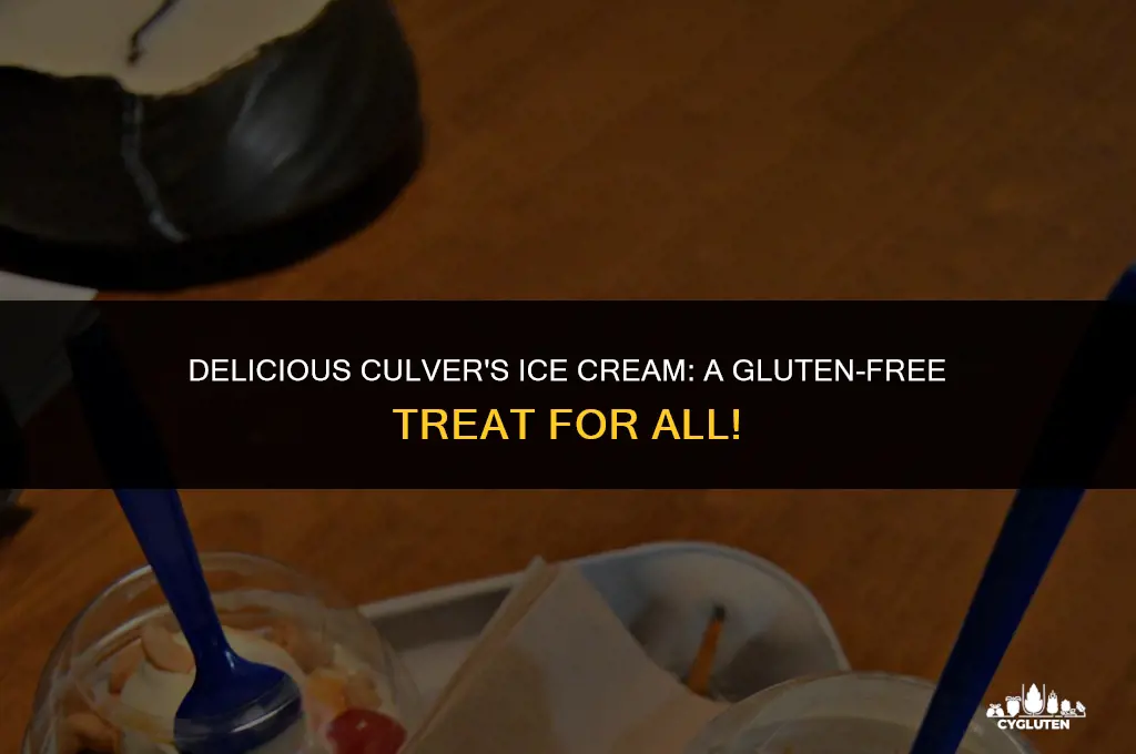 is culvers icecream gluten free