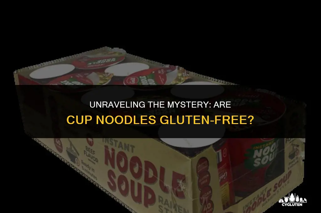 is cup noodles gluten free