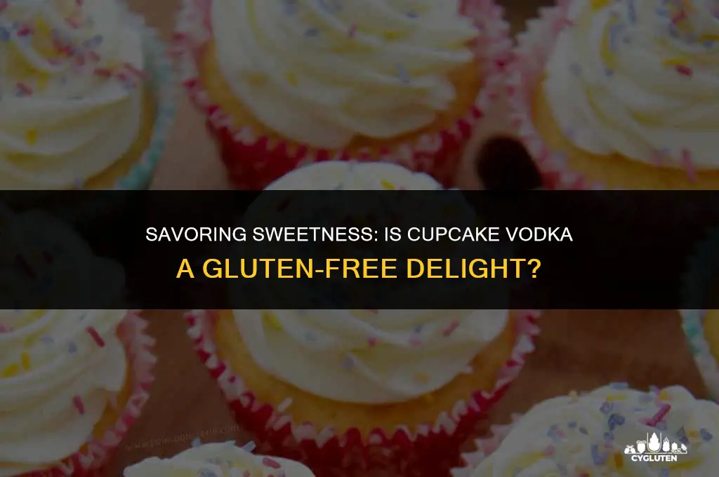 is cupcake vodka gluten free