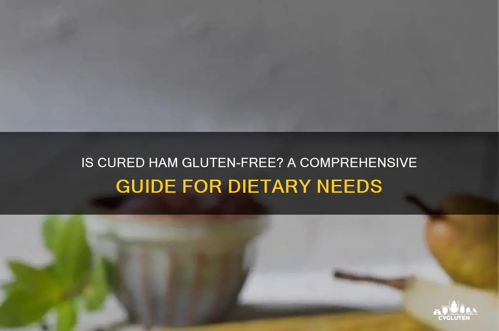 is cured ham gluten free