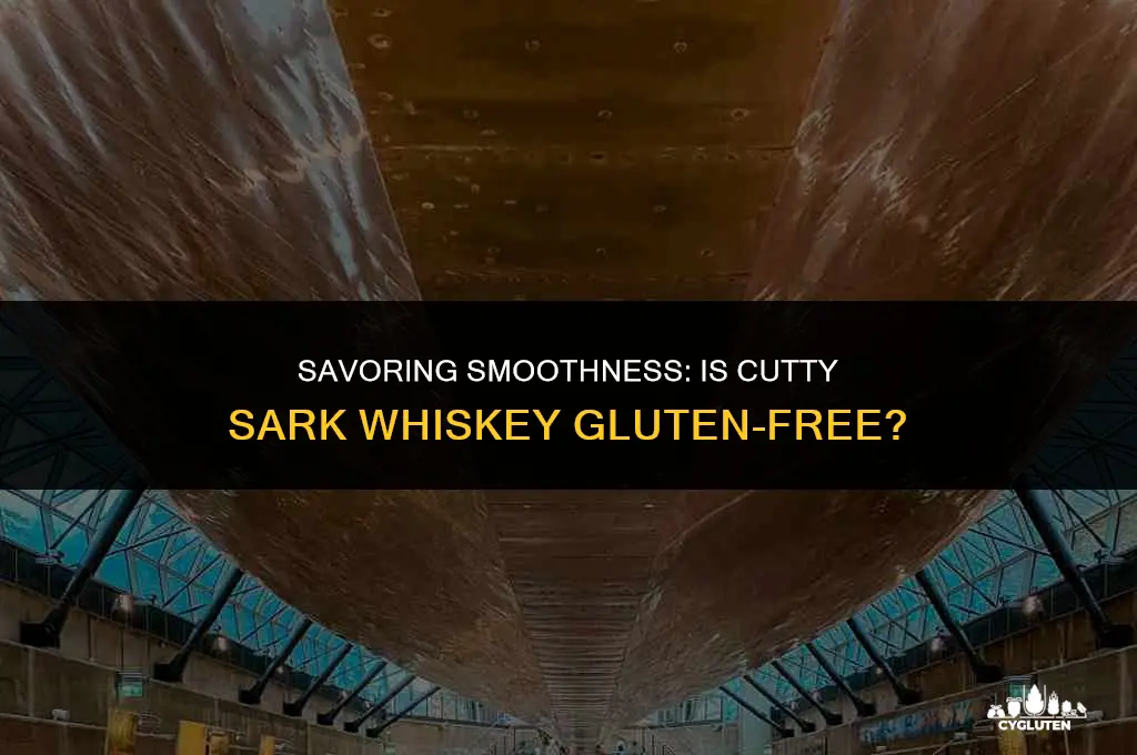is cuttysack whiskey gluten free