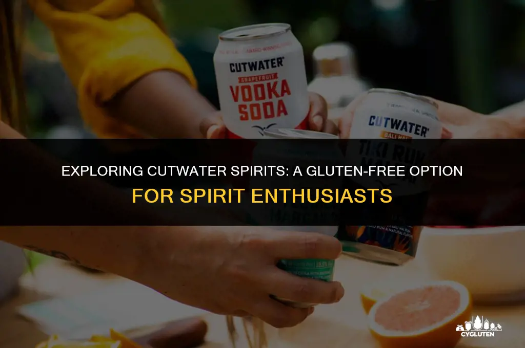 is cutwater spirits gluten free