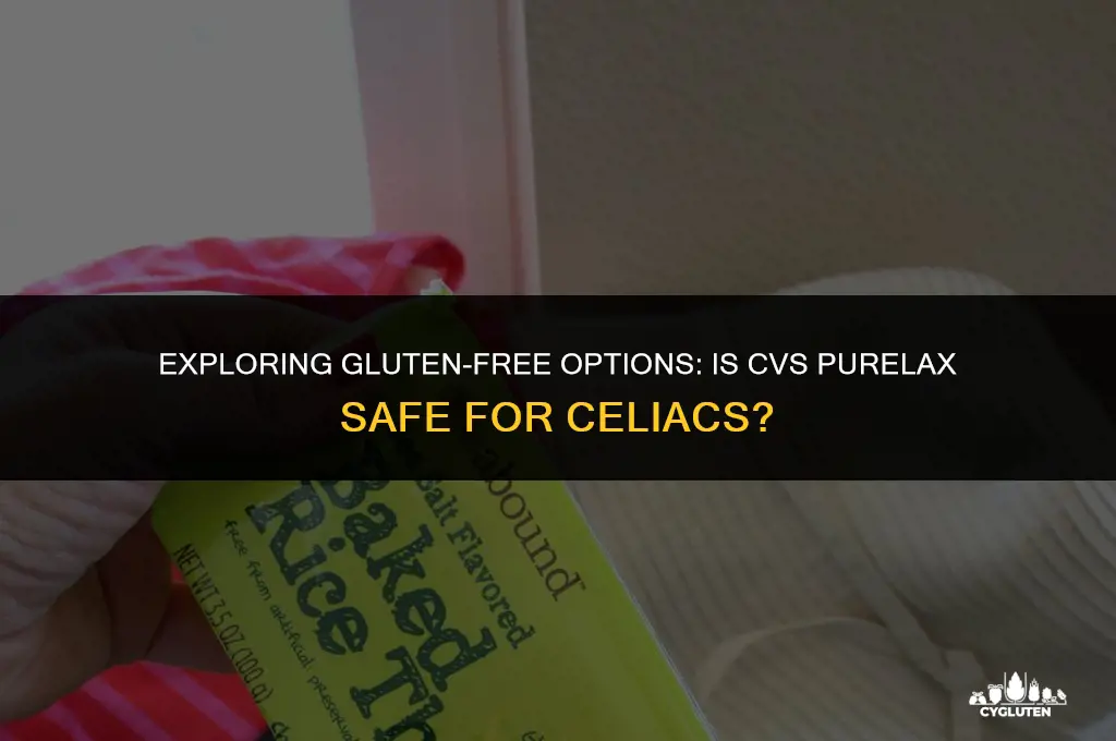 is cvs purelax gluten free