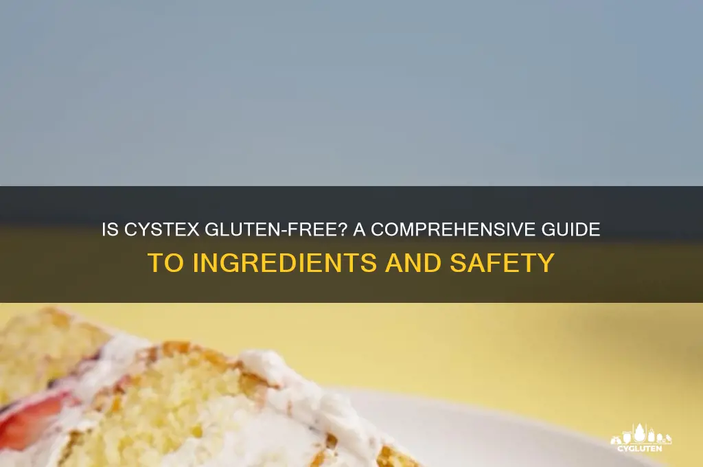 is cystex gluten free