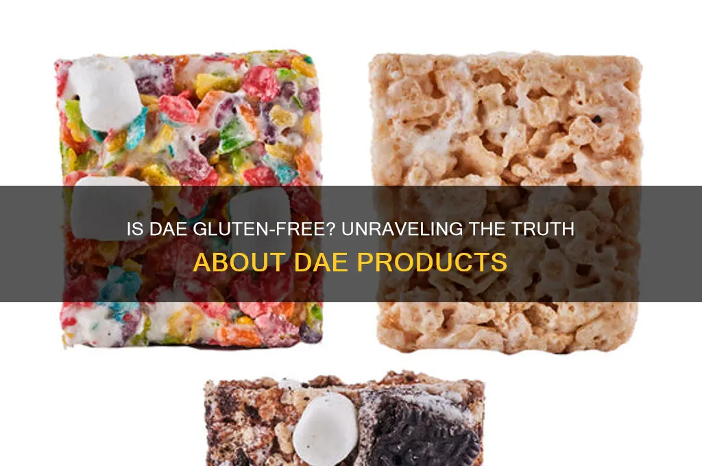 is dae gluten free