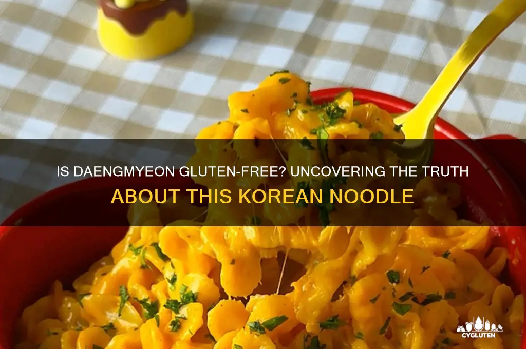 is daengmyeon gluten free
