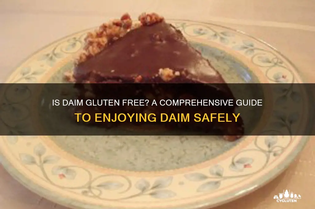 is daim gluten free