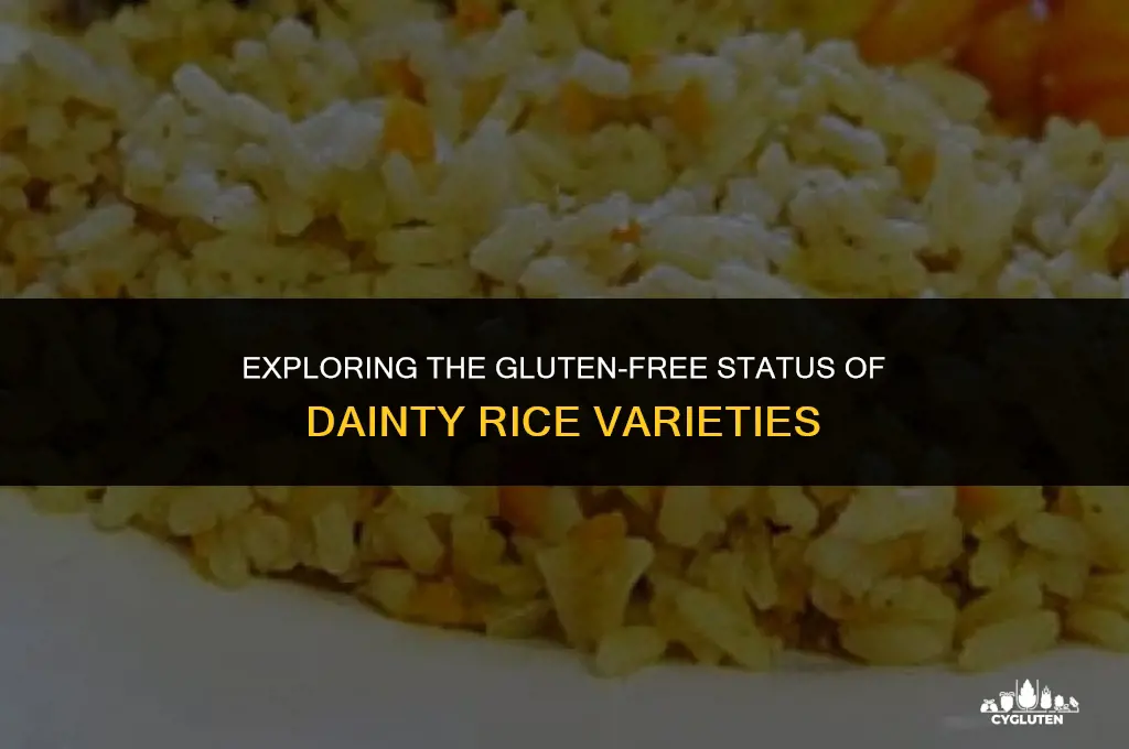 is dainty rice gluten free
