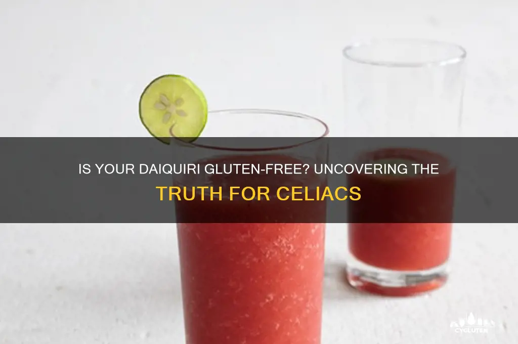 is daiquiri gluten free