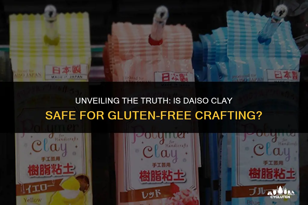 is daiso clay gluten free