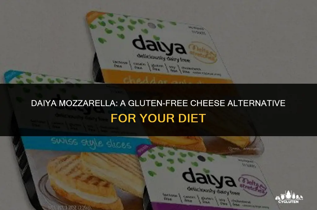 is daiya mozzarella gluten free