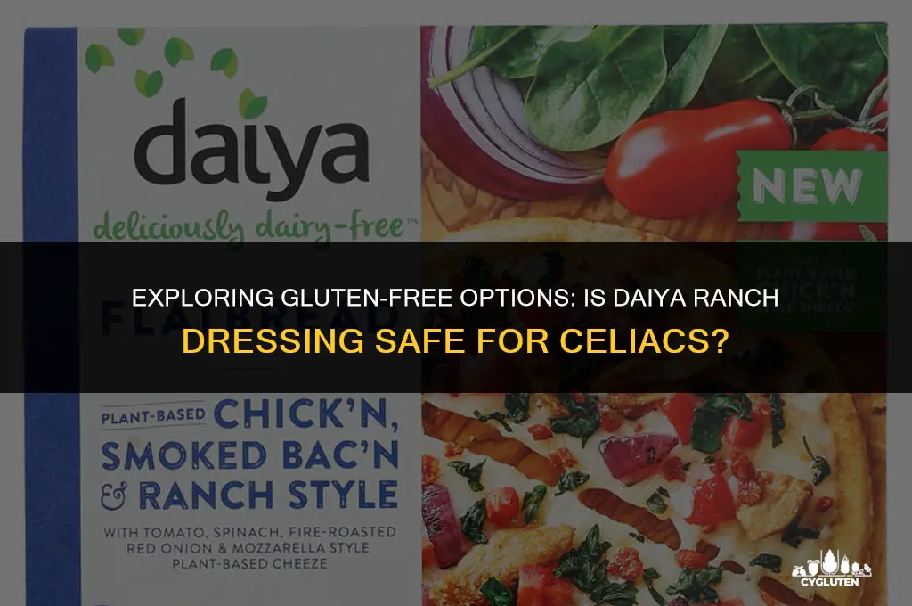 is daiya ranch gluten free