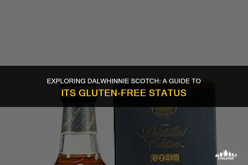 is dalwhinnie scotch gluten free