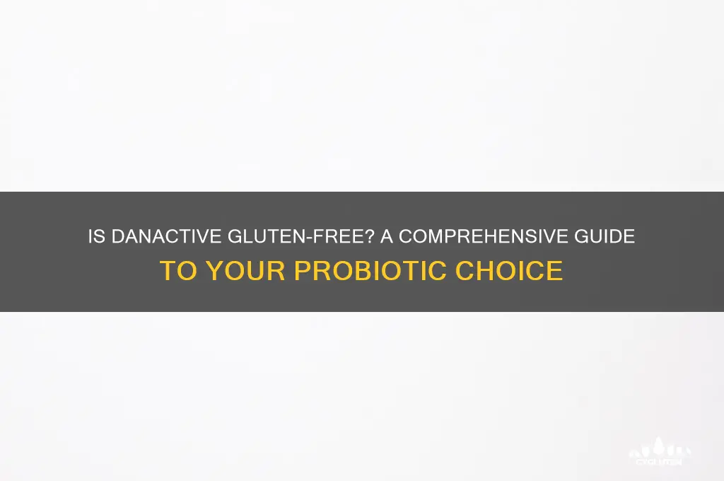 is danactive gluten free