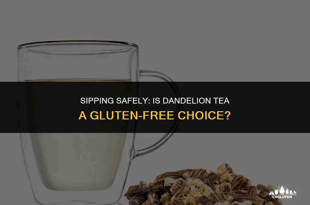 is dandelion tea gluten free