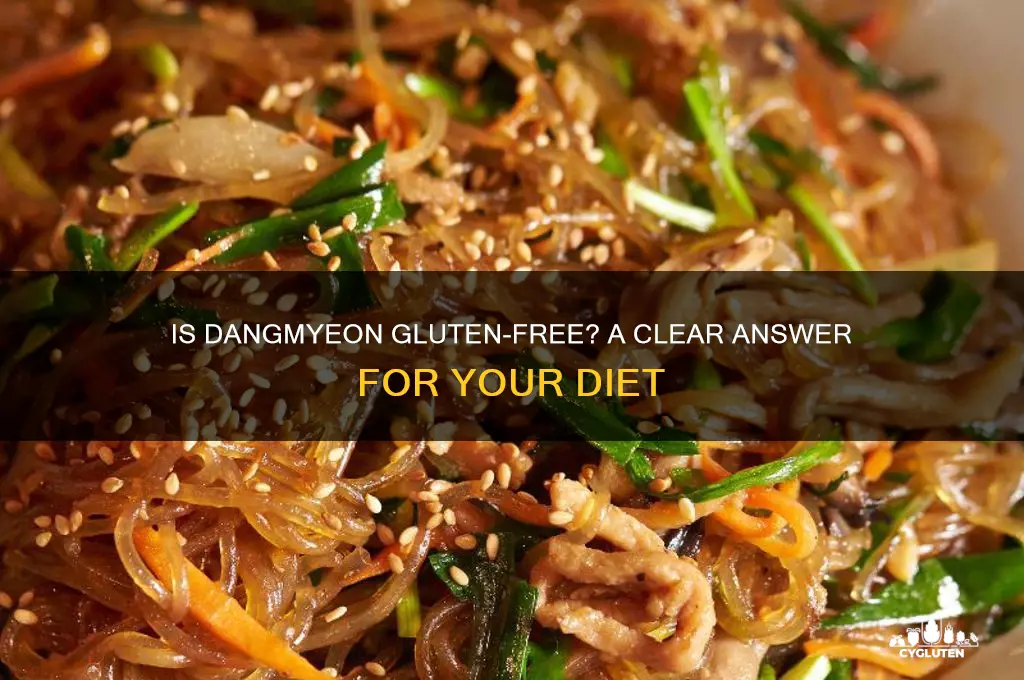 is dangmyeon gluten free