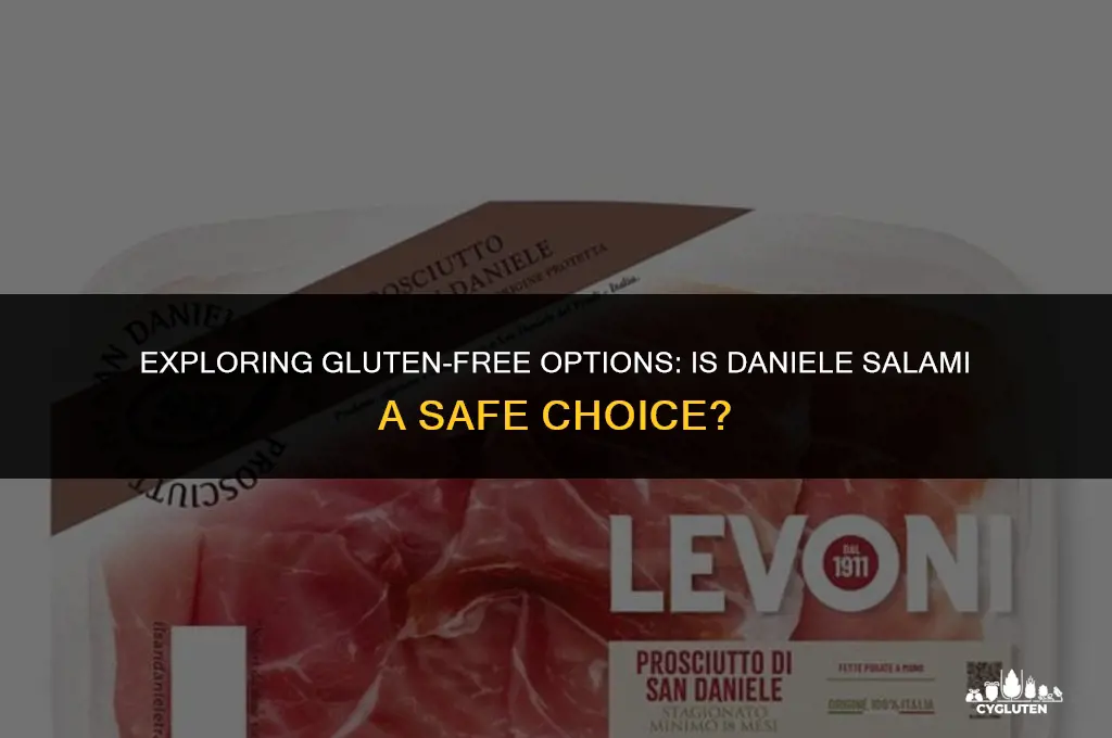 is daniele salami gluten free