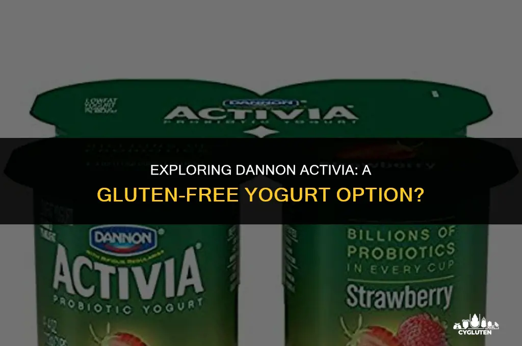 is dannon activia gluten free