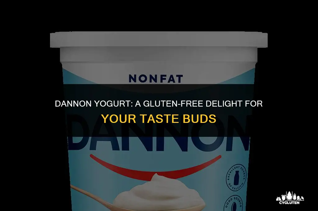 is dannon yogurt gluten free