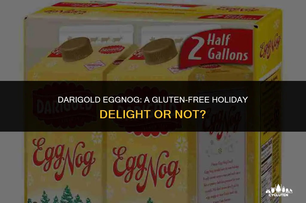 is darigold eggnog gluten free