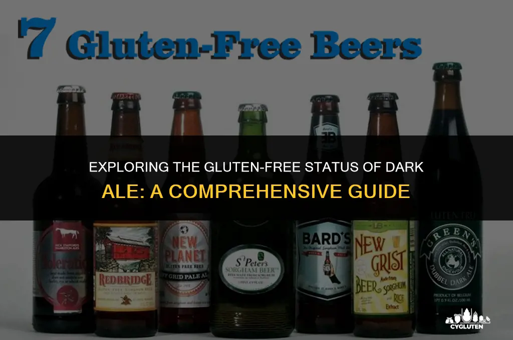 is dark ale gluten free