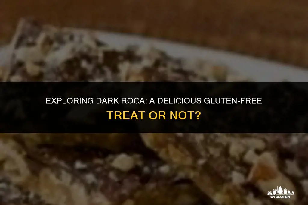 is dark roca gluten free