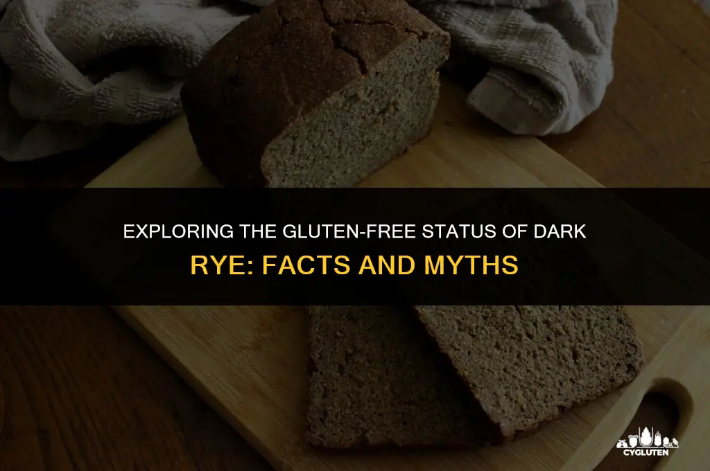 is dark rye gluten free