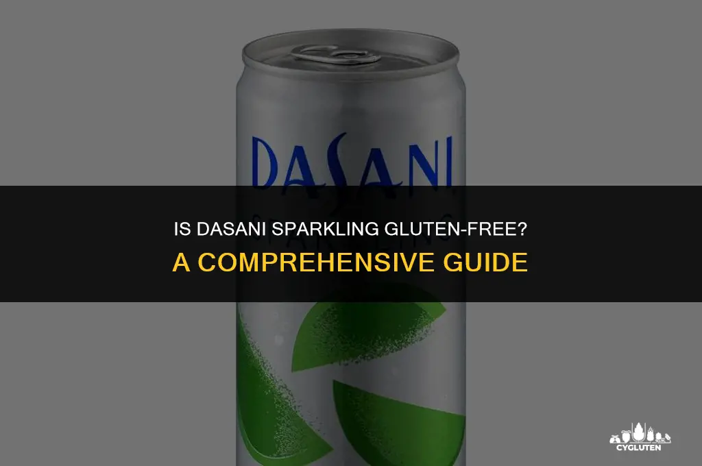 is dasani sparkling gluten free