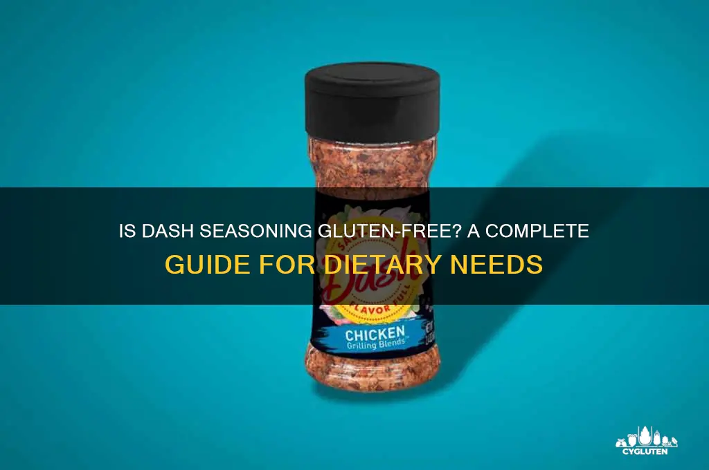 is dash seasoning gluten free